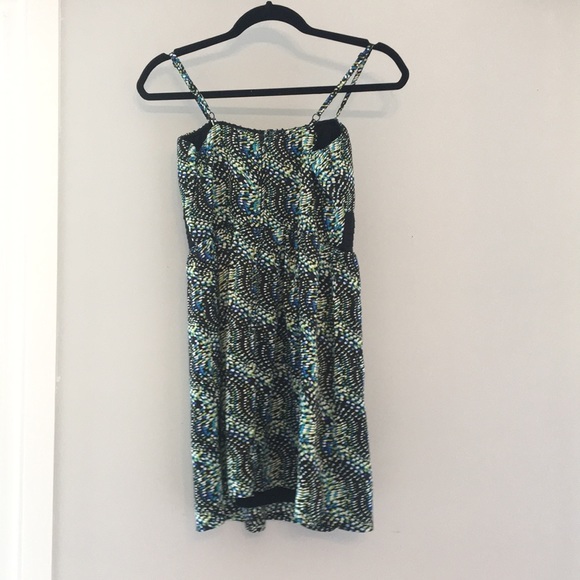 Riki’s green, blue and white dotted dress - Picture 3 of 3